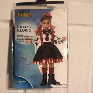 NIP Spirit Girl’s Kreepy Klown Costume